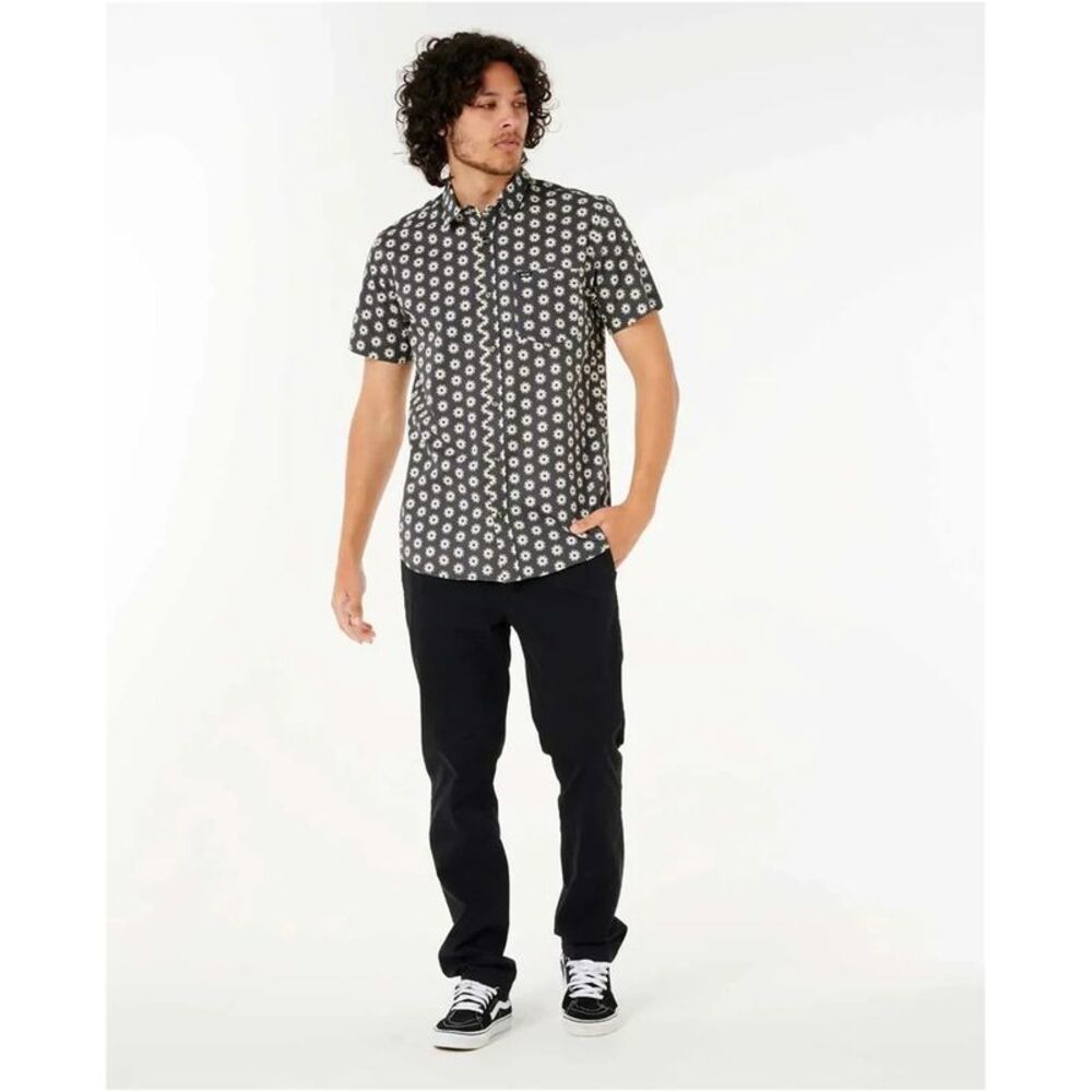 Rip Curl Mens Ditsy Button Up Shirt, NWT